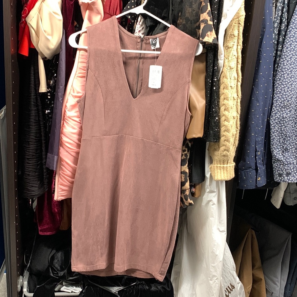 Brand new faux Suade Windsor dress